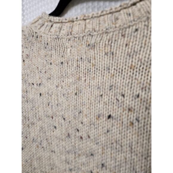 Hannah Women's Sweater Size Large Cream Long Sleeve Spring Fall Winter Chic Boho - Picture 5 of 6